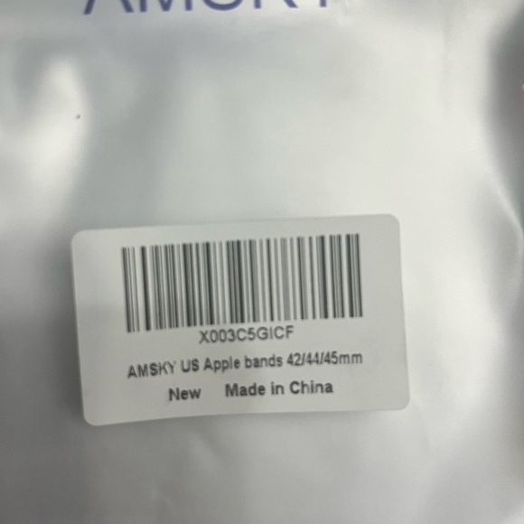 AMSKY Us Apple Bands 42/44/45 mm Multicolor Neutrals watch band New 6pk - Picture 6 of 6